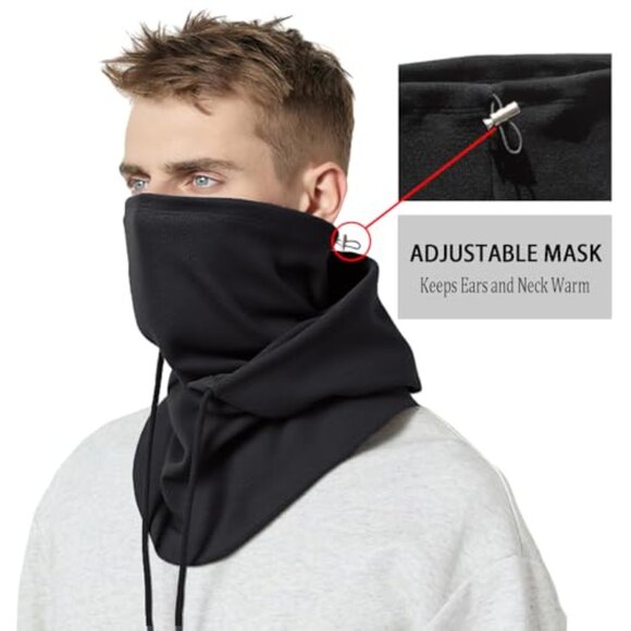 Fleece Balaclava Ski Mask Winter Face Cover Neck Gaiter Unisex main image 6